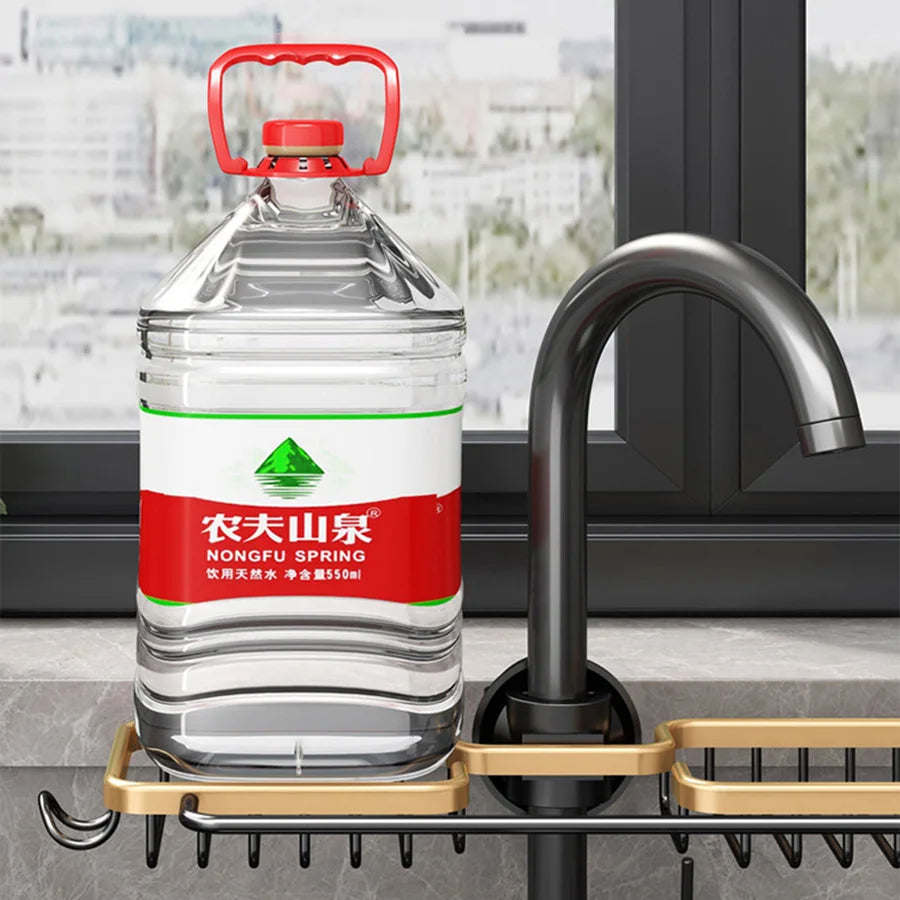 Aluminium Sink Drain Rack Organiser - EazerHome