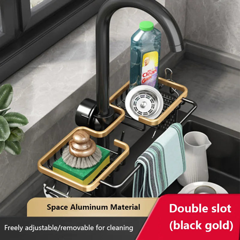 Aluminium Sink Drain Rack Organiser - EazerHome
