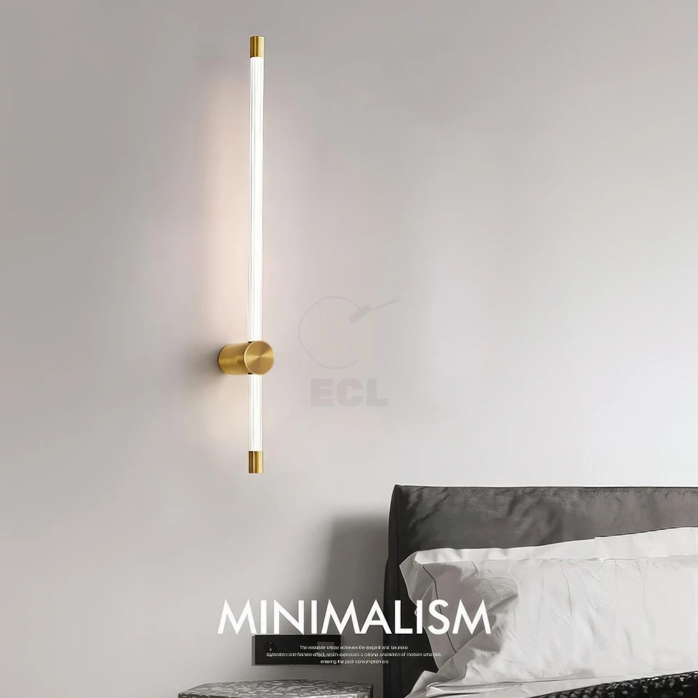 2/1 PCS LED Wall Lamps Wall Lights Decor for Sofa Background Bedroom 360° Rotation Indoor Lighting Fixtures Copper color 85-265V