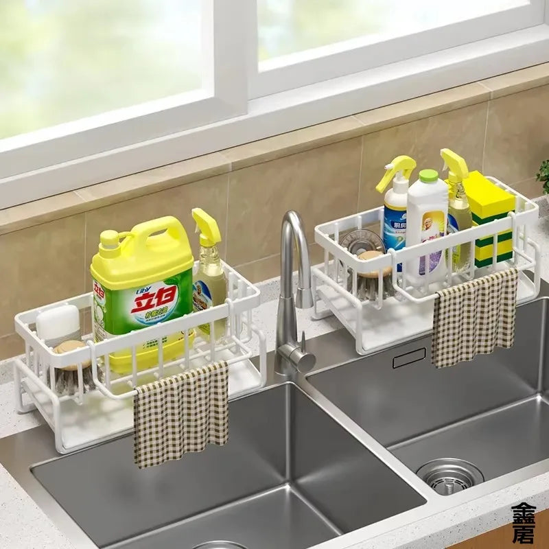 Tap-Mounted Sink Organiser Shelf - EazerHome