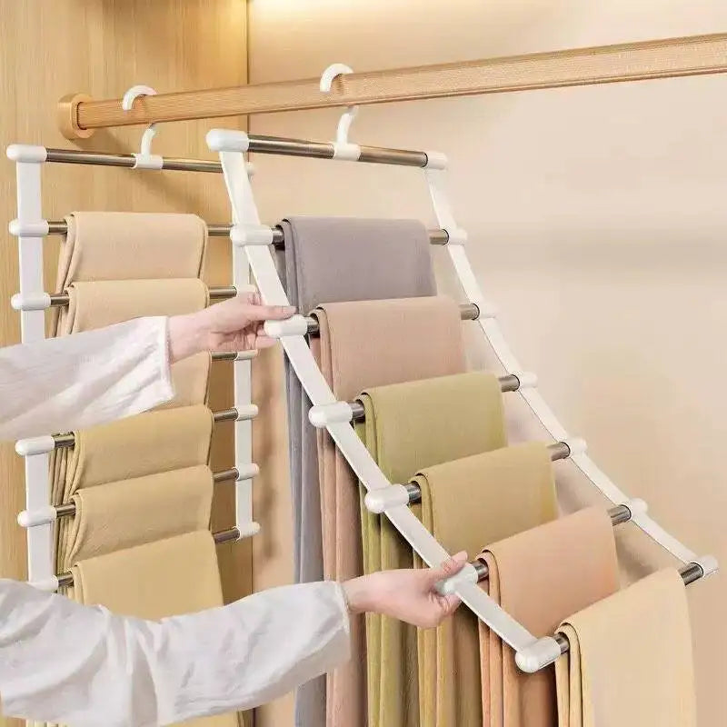 Multi-Layer Pants Hanger Organiser - EazerHome