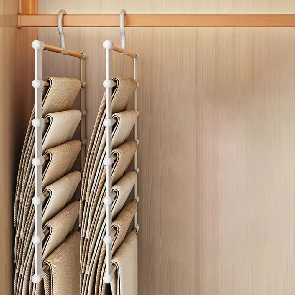 Multi-Layer Pants Hanger Organiser - EazerHome