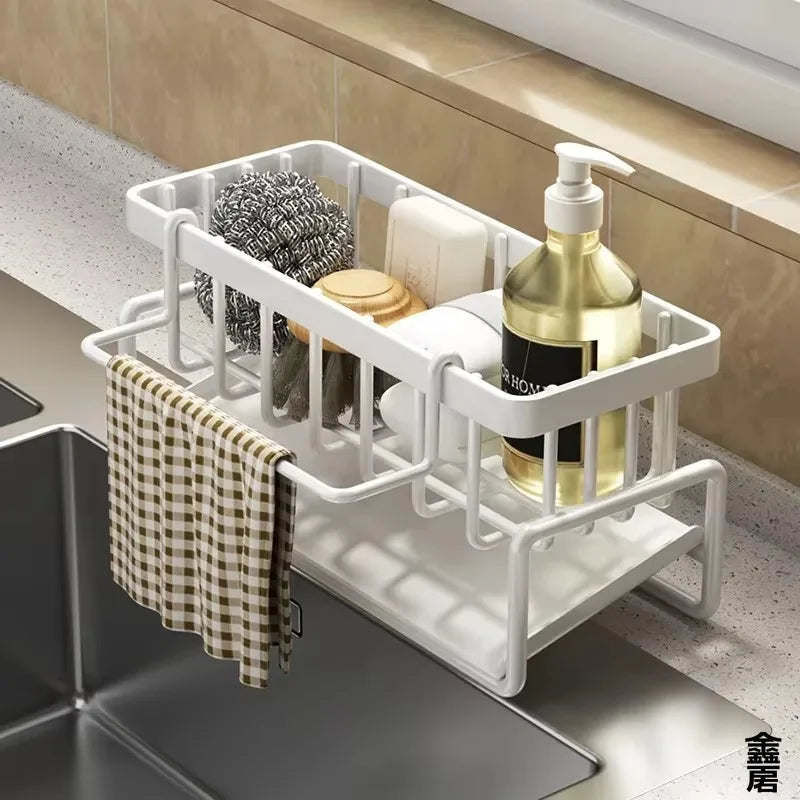 Tap-Mounted Sink Organiser Shelf - EazerHome