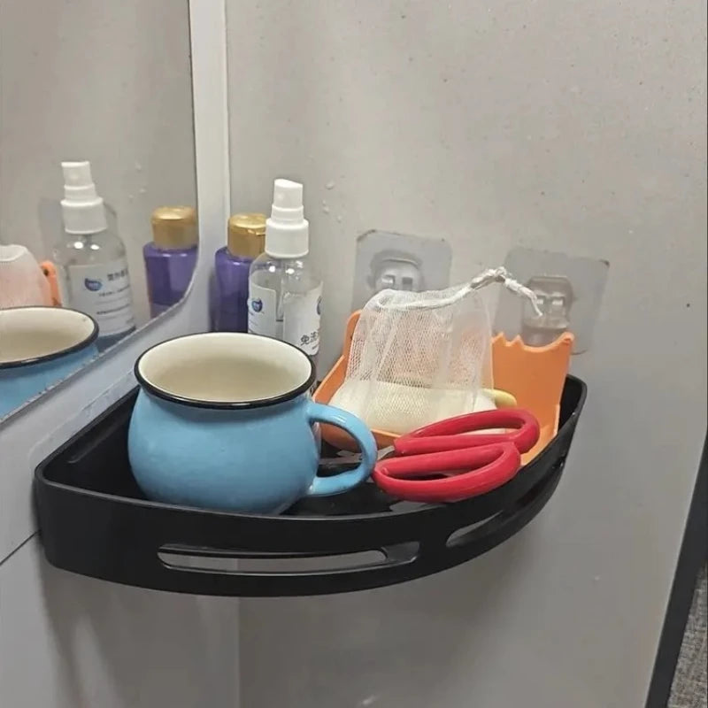 No-Drill Adhesive Shower Shelf Set - EazerHome