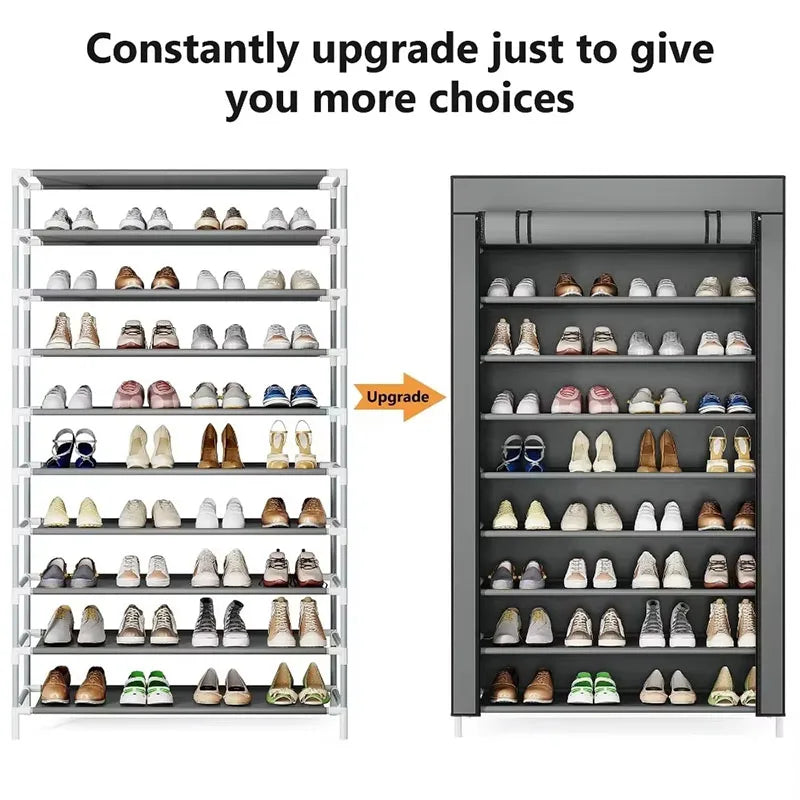 Simple shoe rack rack door door household dormitory joints with multi-function dustproof storage artifact assembly shoe cabinet