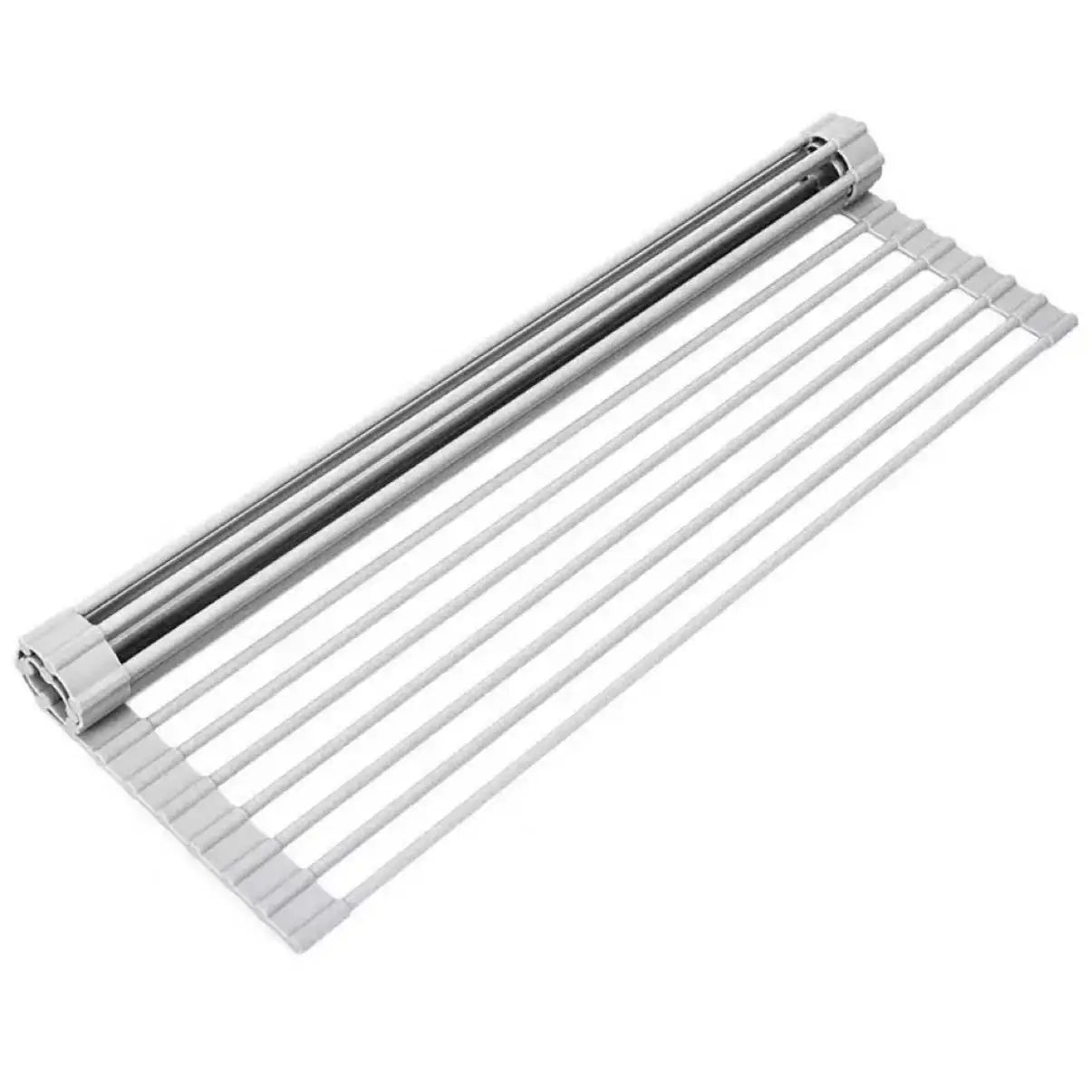Iron Dish Drying Rack with Drain Spout - EazerHome