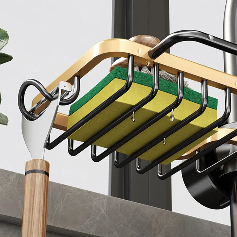 Aluminium Sink Drain Rack Organiser - EazerHome