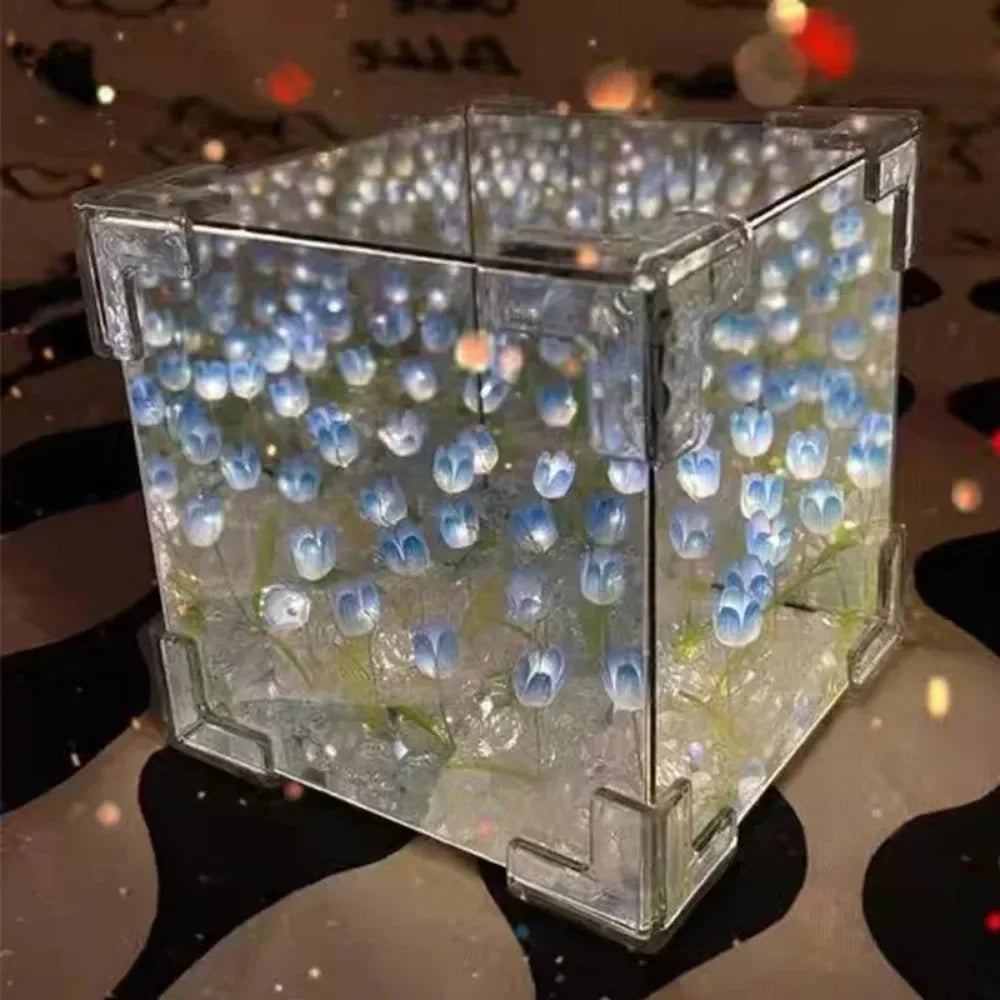 DIY Tulip Flower Cube Night Lamp Kit - EazerHome