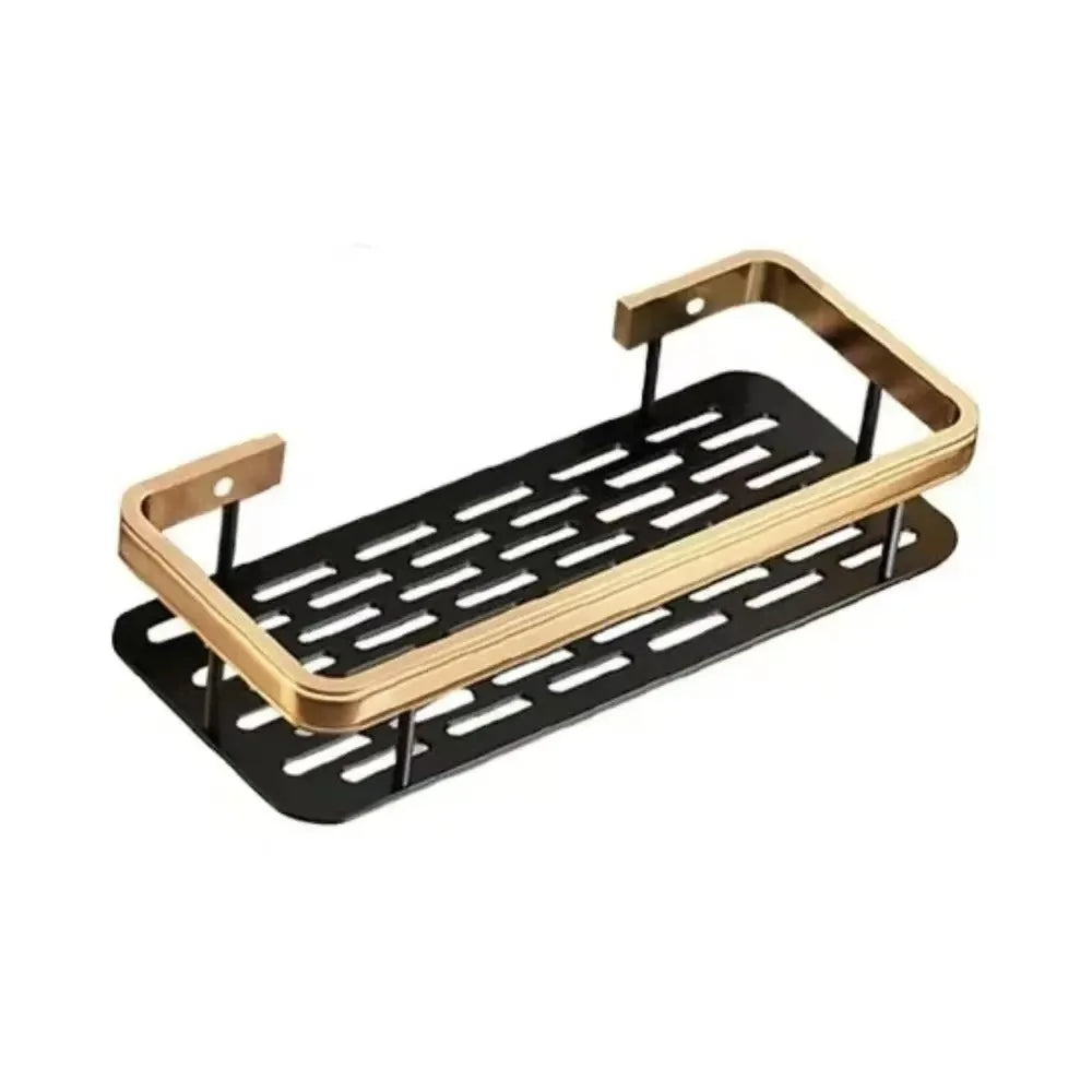 No-Drill Wall-Mounted Shower Corner Shelf - EazerHome