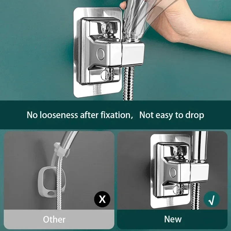 Adjustable Adhesive Shower Head Holder - EazerHome