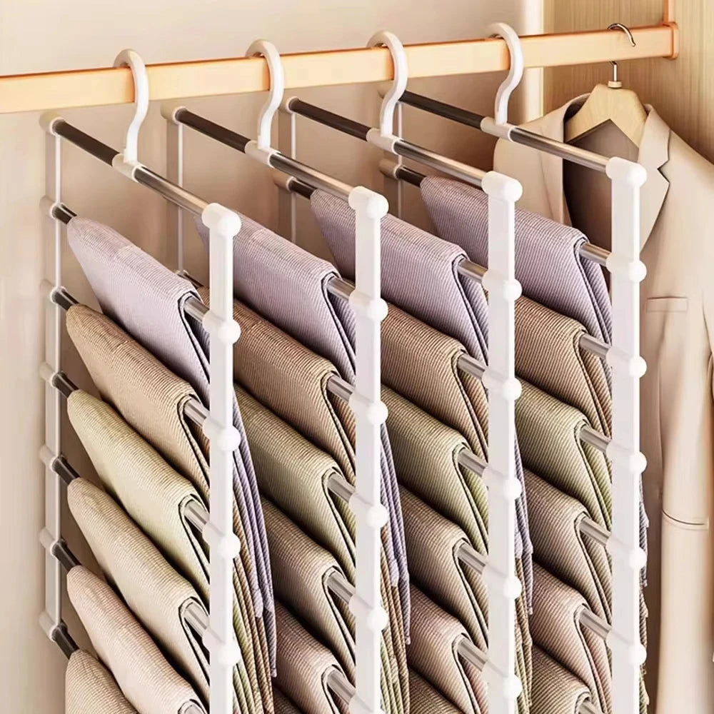 Multi-Layer Pants Hanger Organiser - EazerHome