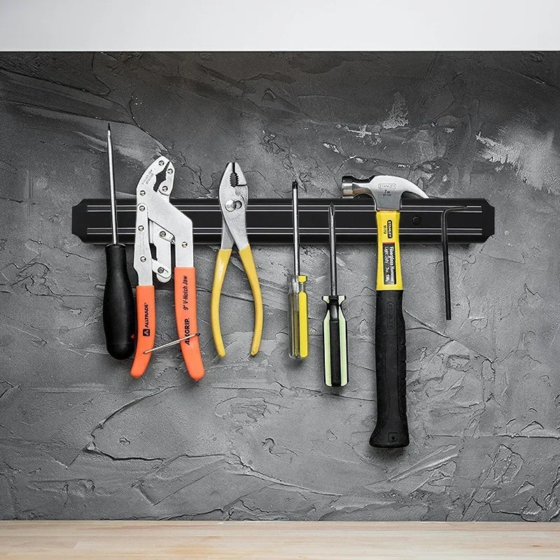 Multipurpose Magnetic Knife Rack Strip Household Kitchen Tools Space-Saving Wall Mounted Magnet Knives Holder With Rack